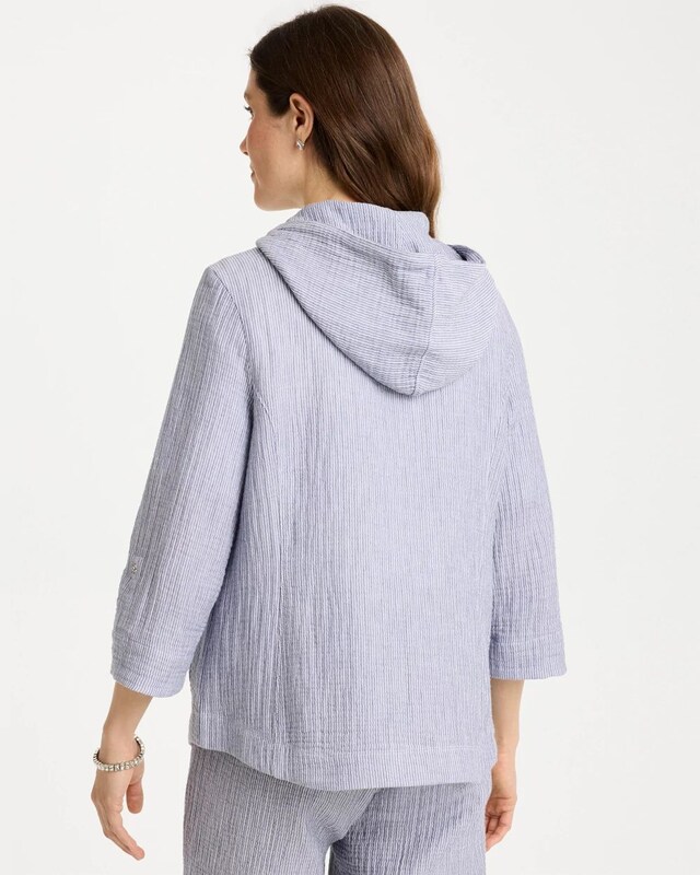 Zenergy Striped Gauze Jacket - image 3